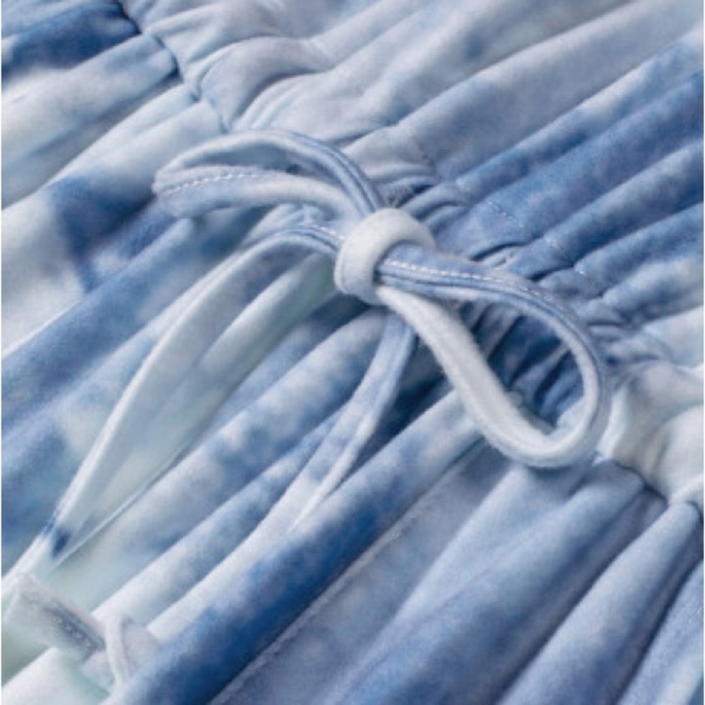 Blue Pocketed Tie Dye Knit Jumpsuit. NWT. - Picture 11 of 16